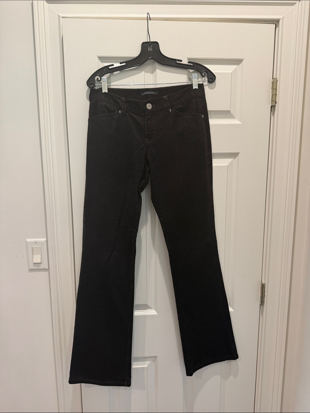 Elie Tahari Black Wide Leg Jeans